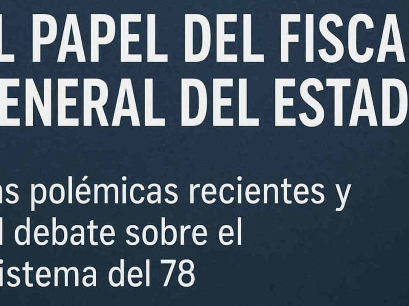 Sentencia al Fiscal General cuestionada